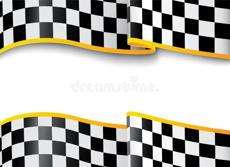 Fundo da raça. Preto e branco quadriculado ilustração do vetor Fundo da raça. Preto e branco quadriculado ilustração do vetor