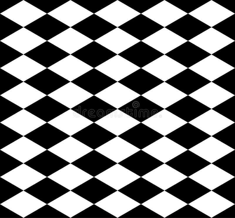 Quadriculado branco preto verificar plano de fundo sem emenda