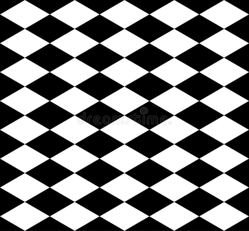 Fundo Xadrez Preto E Branco. Padrão De Xadrez. Royalty Free SVG