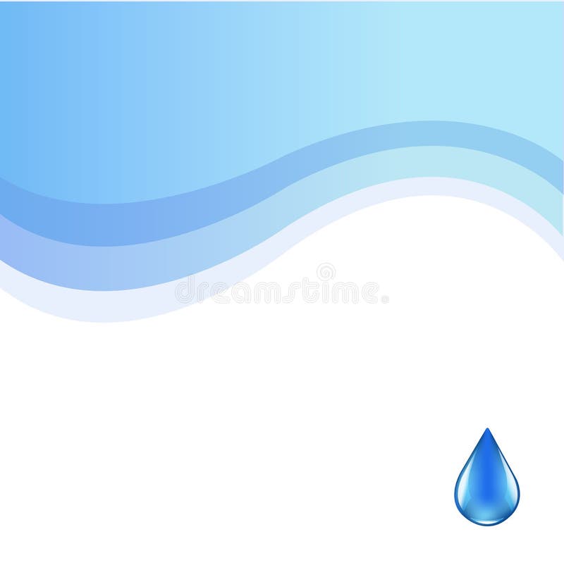 Fundo de água. Vetor ilustração royalty free