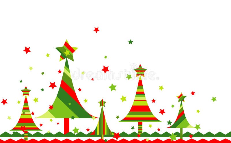 Fundo da árvore de Natal, vetor ilustração stock Fundo da árvore de Natal, vetor ilustração stock