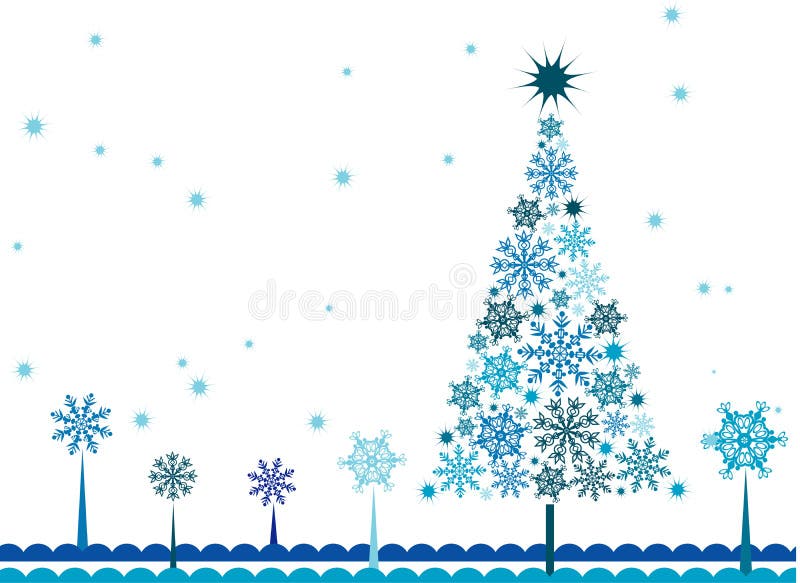 Fundo da árvore de Natal, vetor ilustração do vetor Fundo da árvore de Natal, vetor ilustração do vetor