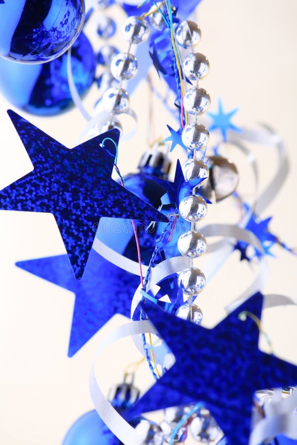 Fundo de estrelas azuis foto de stock royalty free