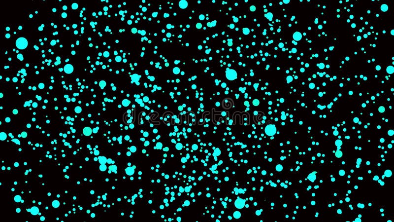 Fundo de bolas verdes claras voadoras. ilustração stock