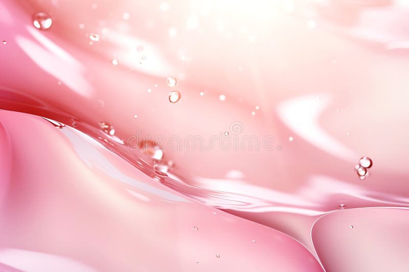 Generative AI : Abstract summer banner background Transparent pink clear water surface texture business concept. Generative AI : Abstract summer banner background Transparent pink clear water surface texture business concept.