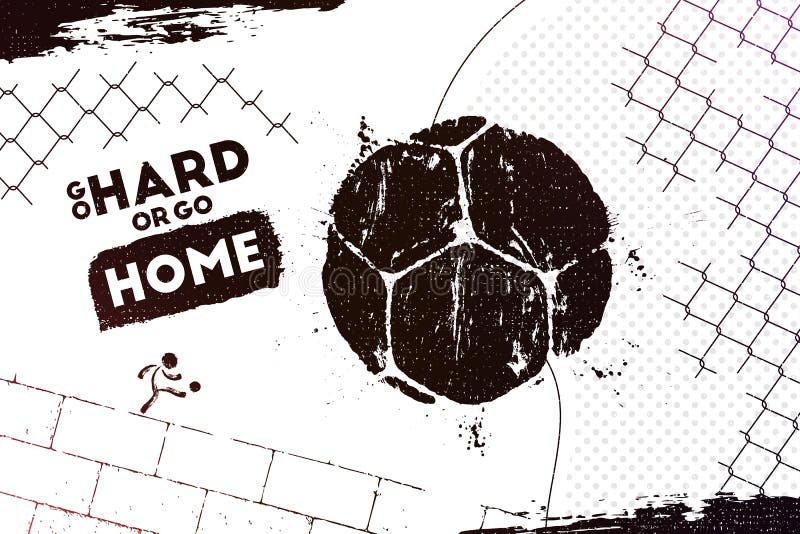 Download imagens futebol de rua, futebol, porta, parede, criativo
