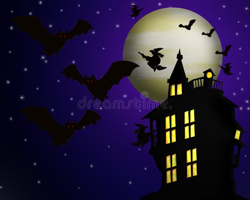 Fundo de Halloween ilustração stock Fundo de Halloween ilustração stock