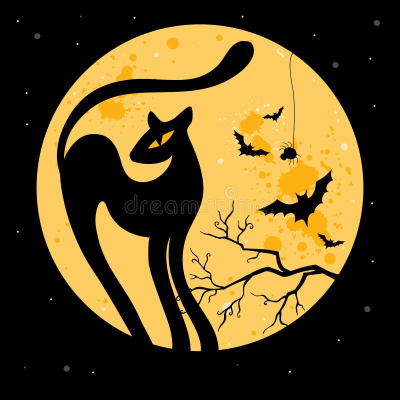 Vetores de Jogo Do Gato Preto De Halloween e mais imagens de Amarelo -  Amarelo, Andar, Animal - iStock