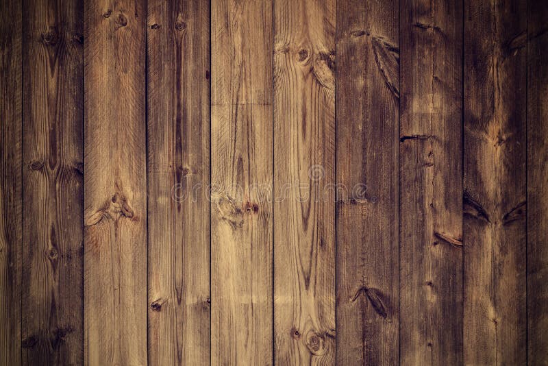 Fundo de madeira da textura da prancha, tom do vintage com vinheta