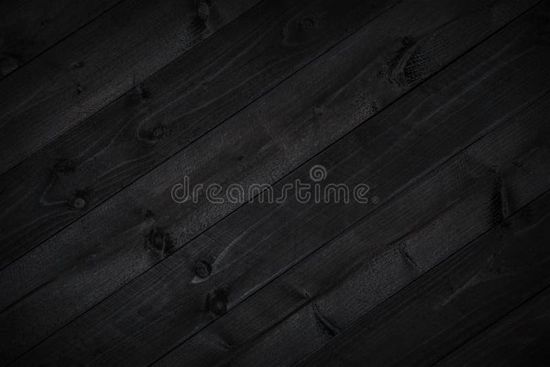 Fundo de madeira preta imagens de stock