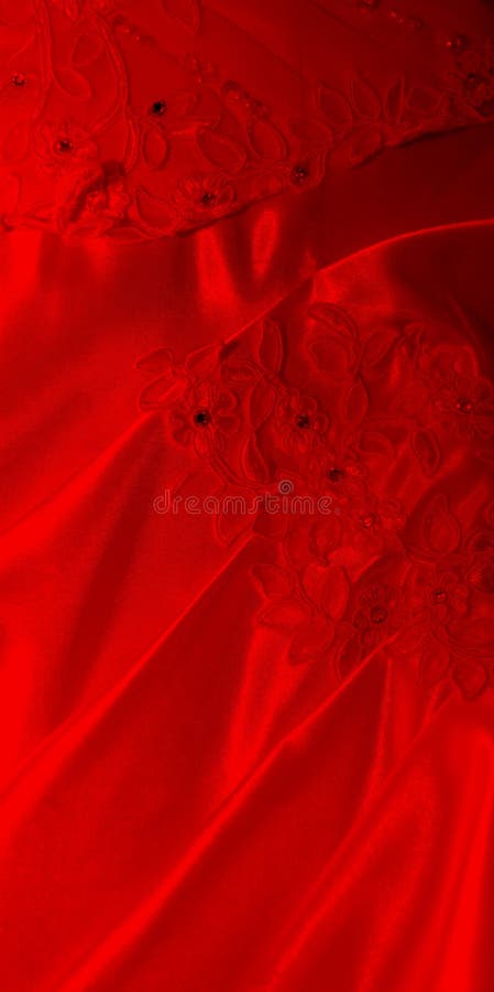 Fundo de Seda Vermelha imagens de stock
