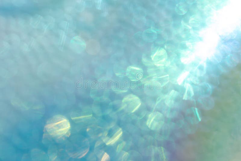 Fundo de turquesa iridescente abstrato com boque holográfico