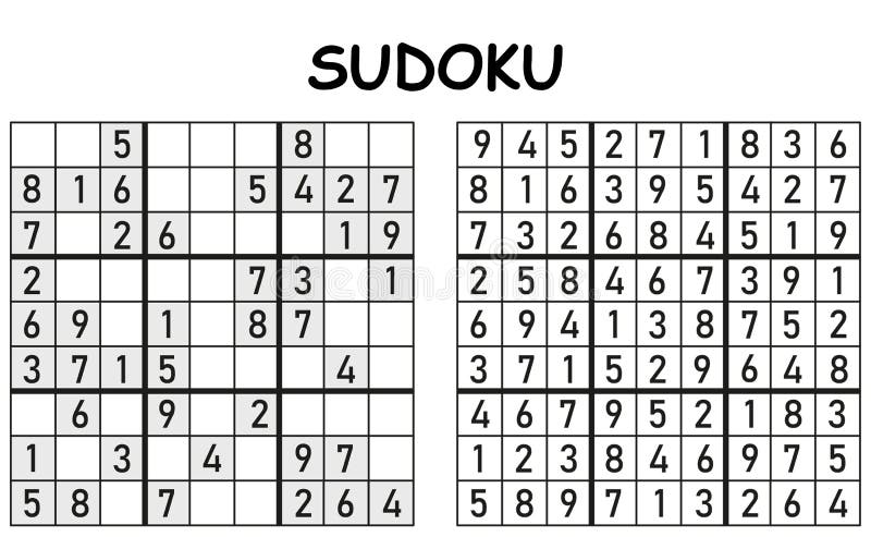 Sudoku para crianças em idade pré-escolar. jogo lógico com sol, nuvem e  guarda-chuva.