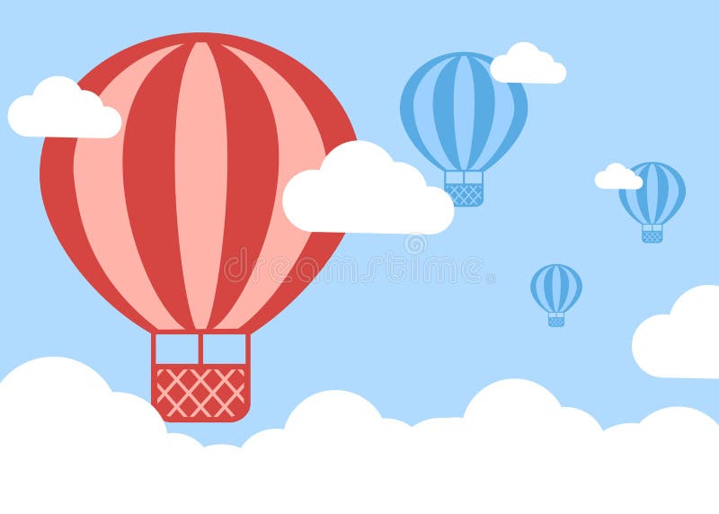 Fundo Do Balao De Ar Quente Do Vetor Ilustracao Do Vetor Ilustracao De Vetor Balao 60514149