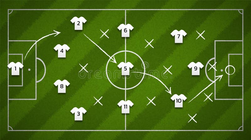 Ícone Do Campo De Futebol, Estilo Do Esboço Ilustração do Vetor -  Ilustração de futebol, sinal: 81457302