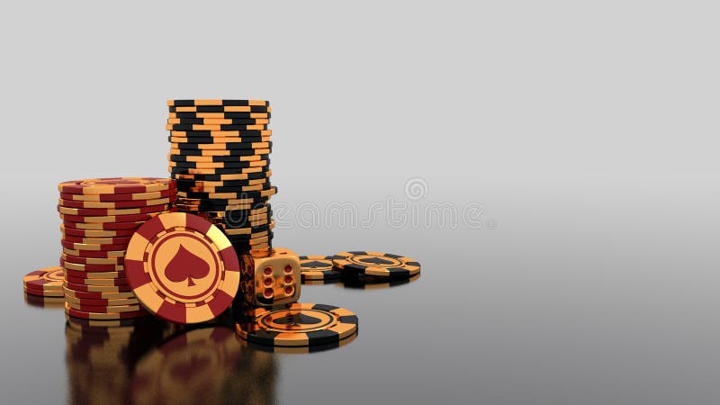 As peças de jogo coloridas de fichas de pôquer estão na mesa de jogo na  pilha. plano de fundo para o casino online.