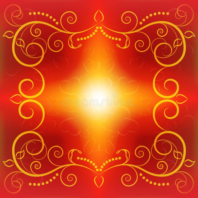 Fundo do dia de Valentineâs ilustração do vetor