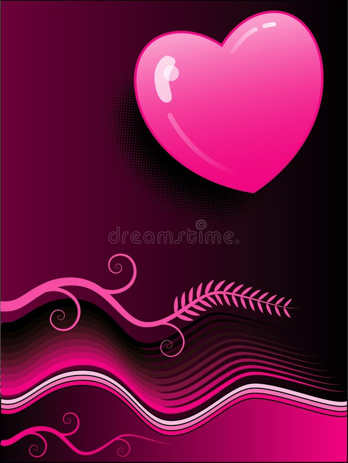 Fundo do dia do Valentim ilustração royalty free Fundo do dia do Valentim ilustração royalty free