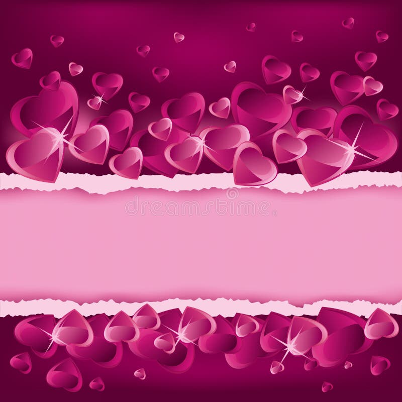 Fundo do dia dos Valentim com lugar para o texto ilustração stock Fundo do dia dos Valentim com lugar para o texto ilustração stock