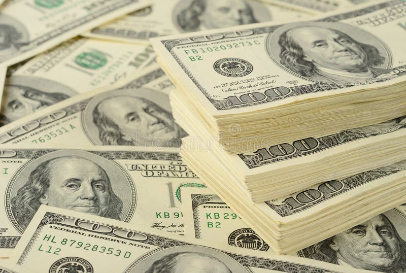 Fundo do dinheiro da cédula do dólar fotografia de stock Fundo do dinheiro da cédula do dólar fotografia de stock