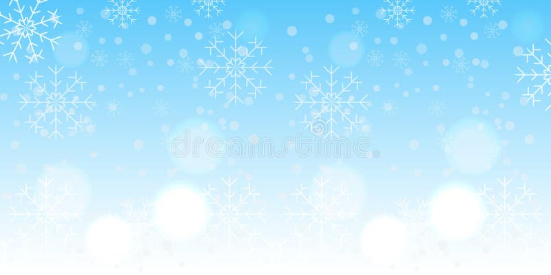 Fundo de floco de neve de inverno ilustração stock