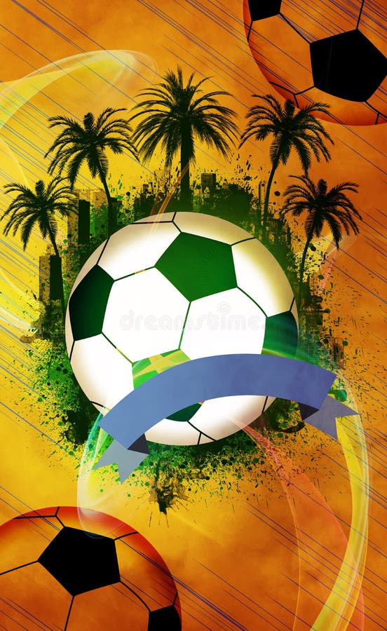 Fundo do futebol ou do futebol ilustração royalty free Fundo do futebol ou do futebol ilustração royalty free