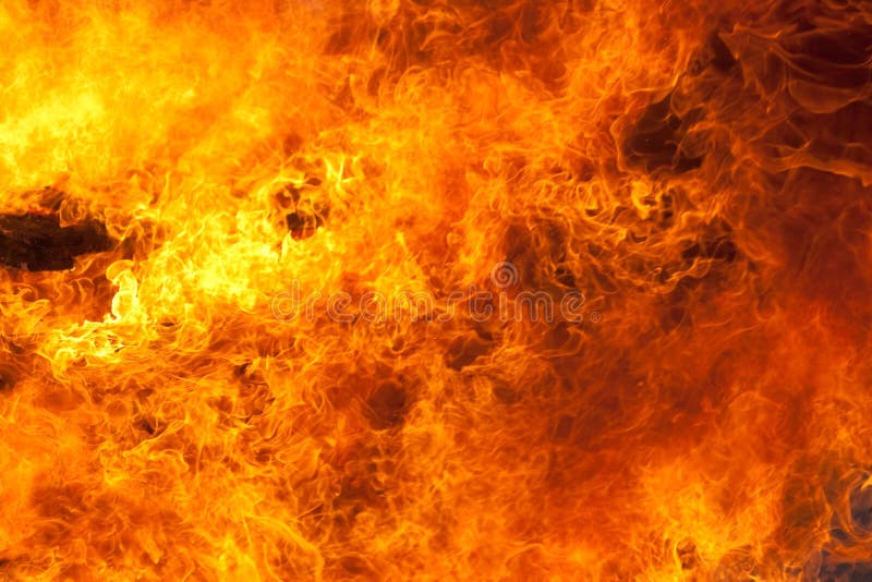 Burning fire closeup. Blaze background. Burning fire closeup. Blaze background