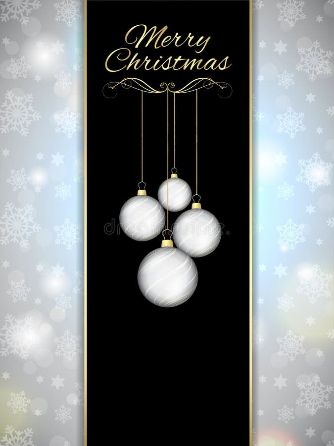 Christmas background with hanging baubles. Christmas background with hanging baubles.