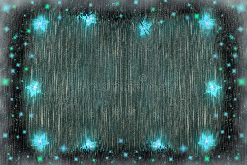 Fundo do Natal com uma festão de luzes azuis ilustração stock Fundo do Natal com uma festão de luzes azuis ilustração stock