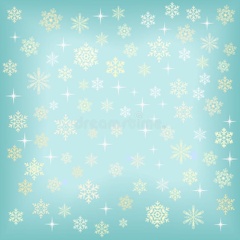 Fundo do Natal com vários flocos de neve ilustração do vetor Fundo do Natal com vários flocos de neve ilustração do vetor