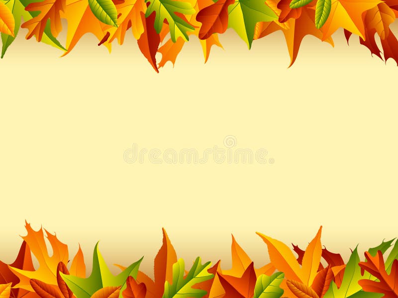 Fundo de outono ilustração stock