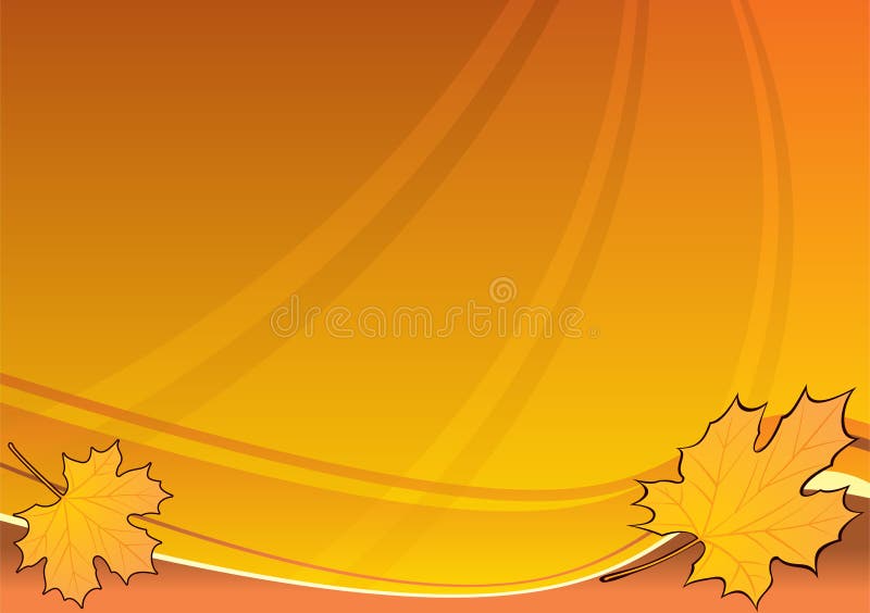 Fundo de outono ilustração stock