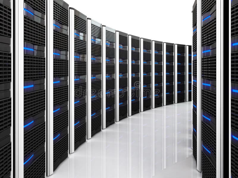 Fundo do server 3d ilustração royalty free Fundo do server 3d ilustração royalty free