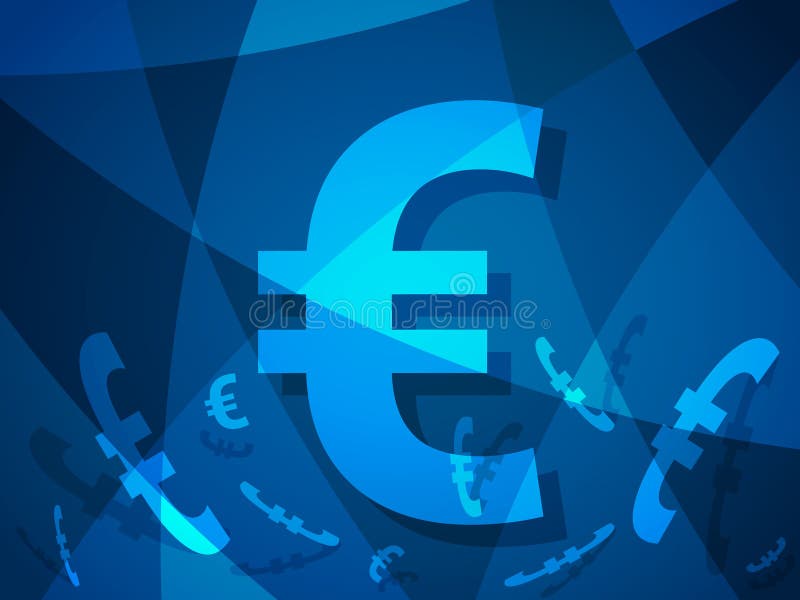 Fundo do sumário do Euro com projeto criativo moderno com dinheiro europeu ilustração do vetor Fundo do sumário do Euro com projeto criativo moderno com dinheiro europeu ilustração do vetor