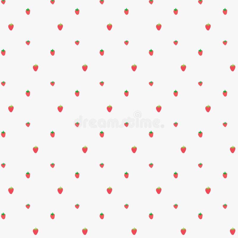 Fundo do teste padrão do fruto da morango ilustração stock Fundo do teste padrão do fruto da morango ilustração stock