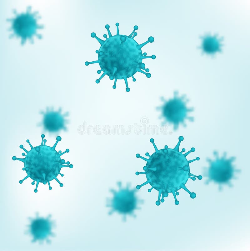 Fundo do vírus ou das bactérias