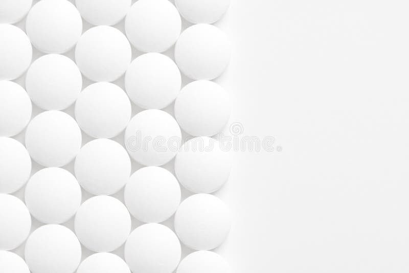 Fundo de comprimidos sobre fundo branco imagem de stock