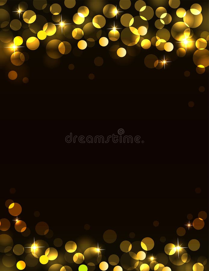 Fundo dourado do feriado ilustração royalty free Fundo dourado do feriado ilustração royalty free