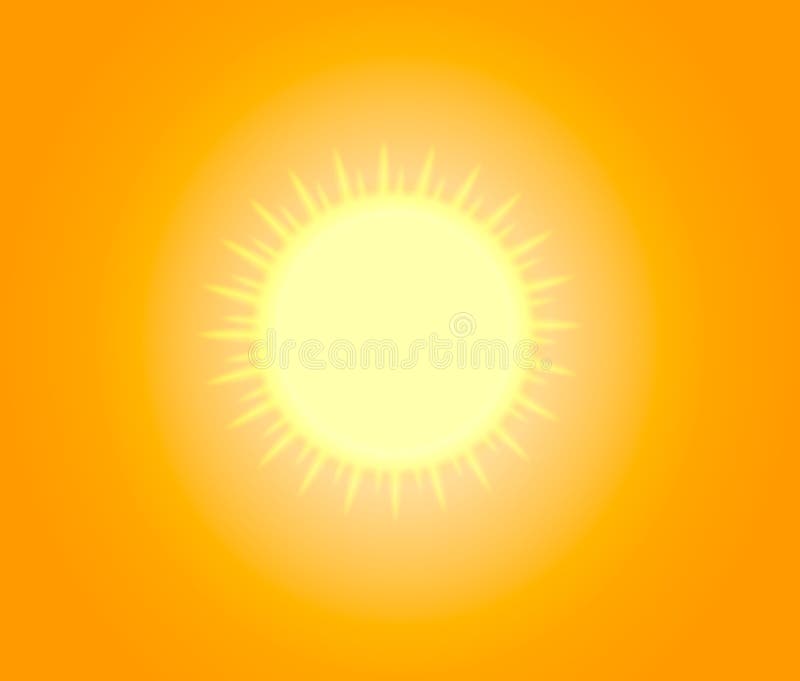 Sunny background, bright orange sunny rays. Background summer. Vector illustration. Sunny background, bright orange sunny rays. Background summer. Vector illustration