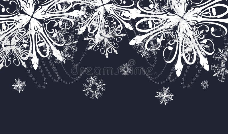 Abstract dark background with snowflakes. Illustration. Abstract dark background with snowflakes. Illustration