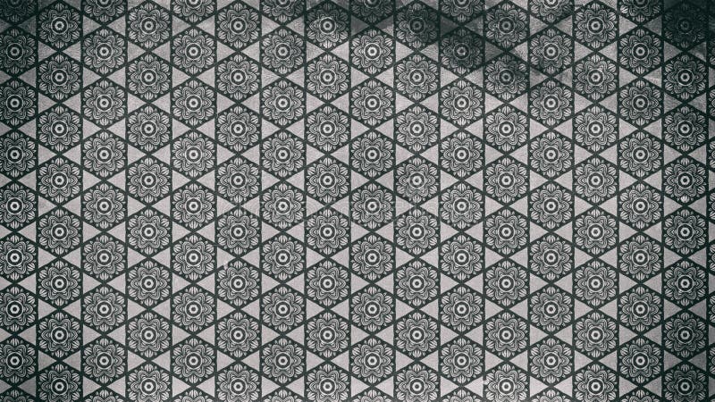 Fundo escuro de Gray Vintage Decorative Floral Pattern ilustração stock Fundo escuro de Gray Vintage Decorative Floral Pattern ilustração stock