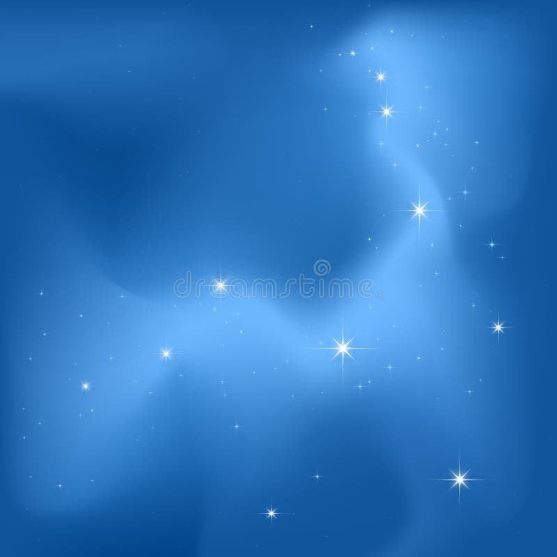 Fundo de céu estrelado ilustração stock