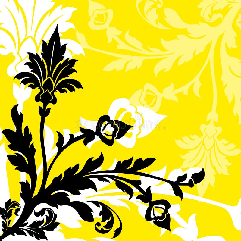 Fundo floral ilustração royalty free Fundo floral ilustração royalty free