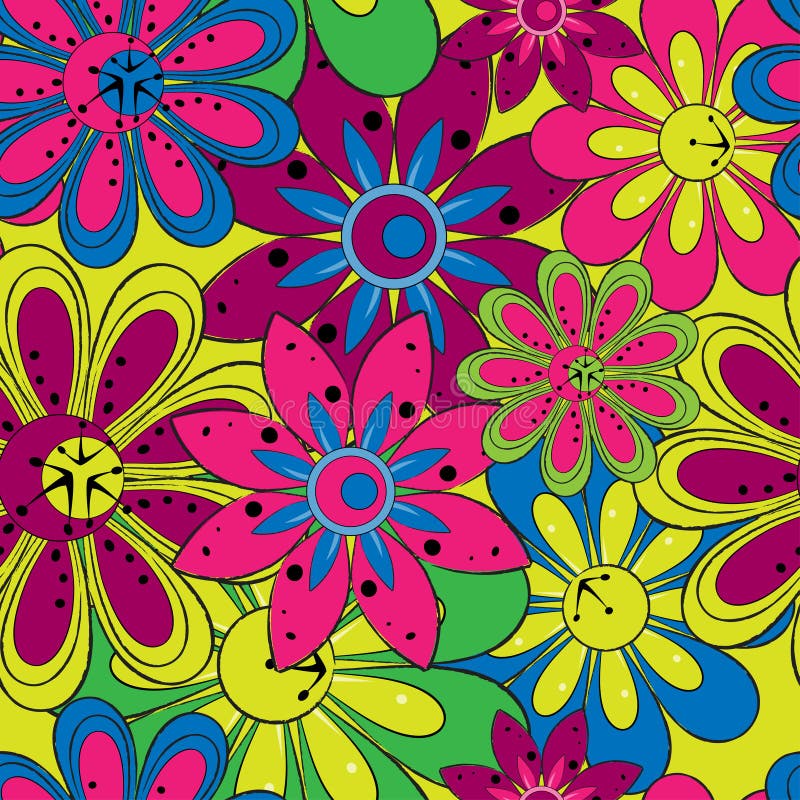 Fundo floral abstrato ilustração do vetor