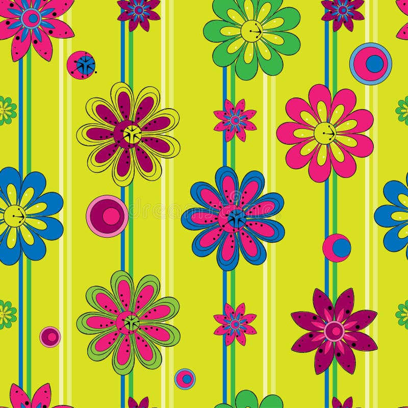 Fundo floral abstrato ilustração do vetor