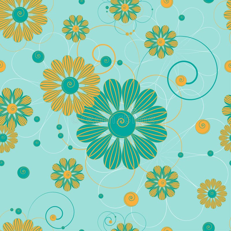 Fundo floral abstrato ilustração do vetor
