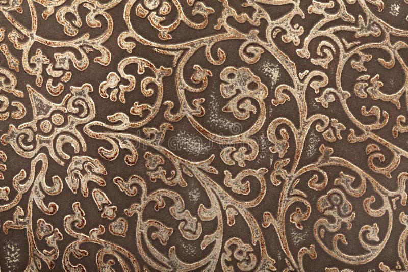 Fundo floral de couro do teste padrão imagens de stock royalty free Fundo floral de couro do teste padrão imagens de stock royalty free