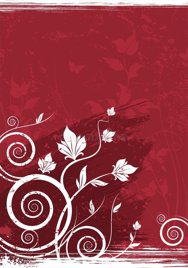 Fundo floral do vetor ilustração stock Fundo floral do vetor ilustração stock