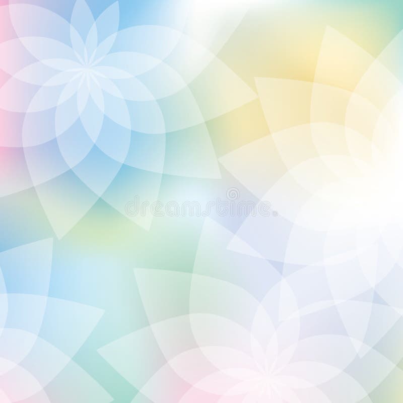 Floral background in pastel colors vector illustration. Floral background in pastel colors vector illustration