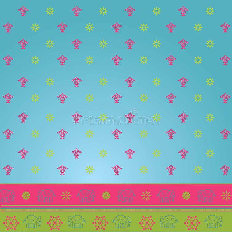 Fundo indiano colorido do saree ilustração stock